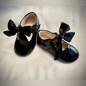 MG Baby Black Patent Leather Mary Janes